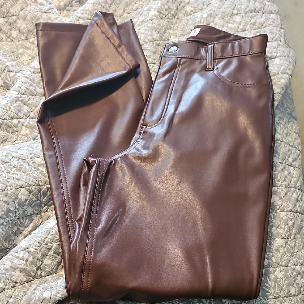 Abercrombie & Fitch Brown Straight Leg Pants